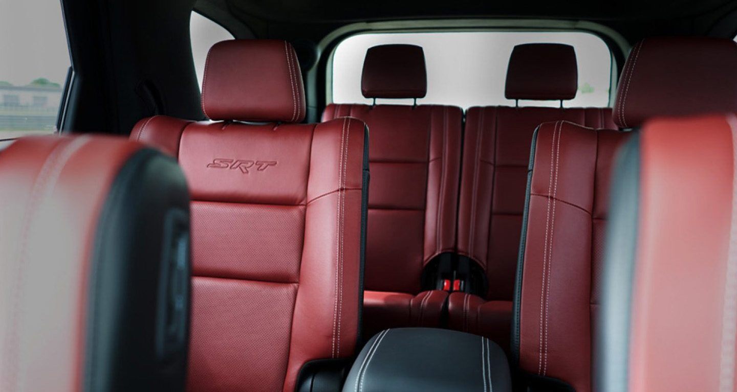 2020 Dodge Durango Front Seat Interior Red Picture